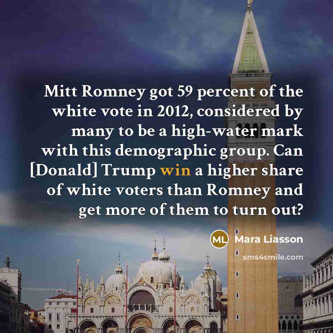“Mitt Romney got 59 percent of the white vote in…” quote by Mara Liasson