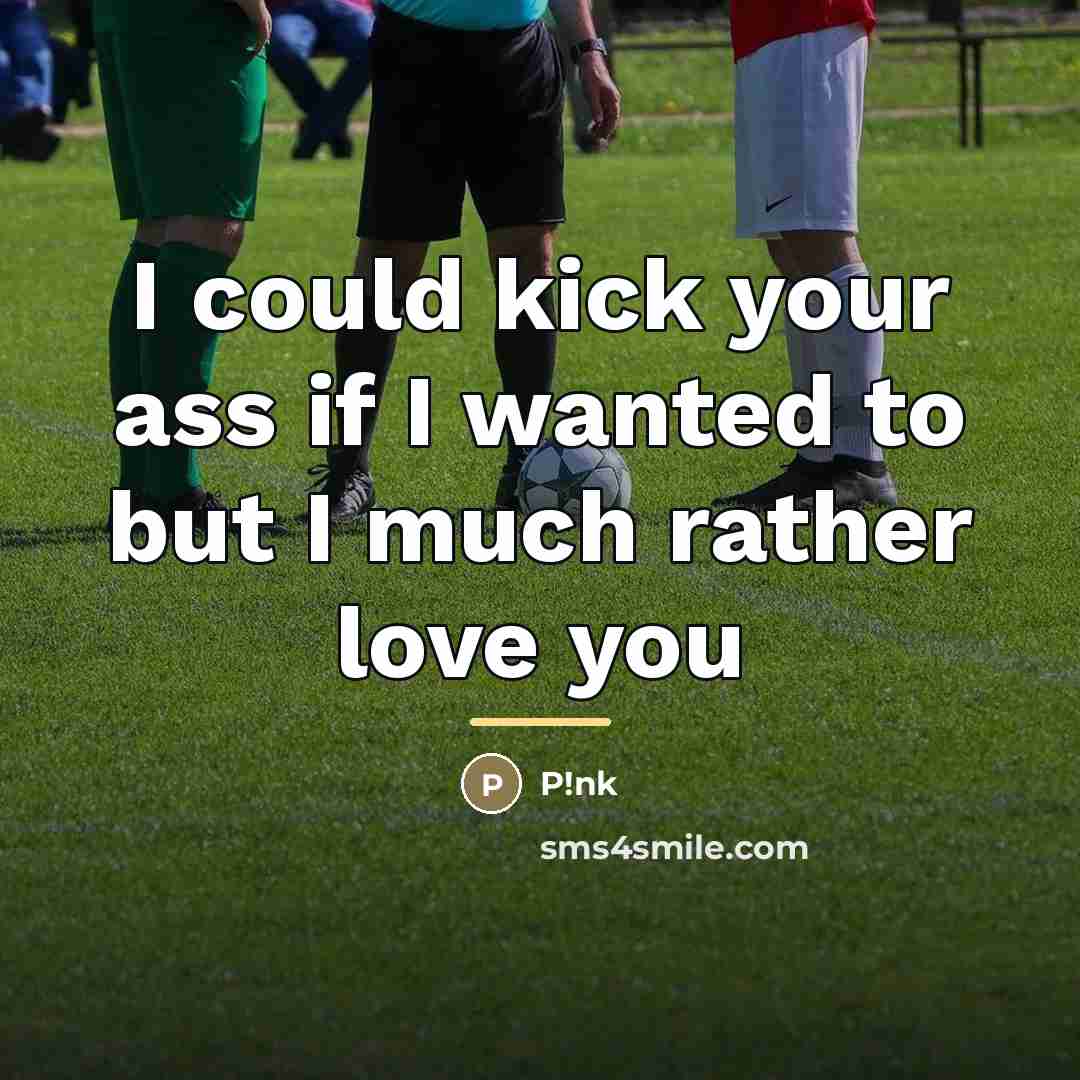 “I could kick your ass if I wanted to but…” quote by P!nk