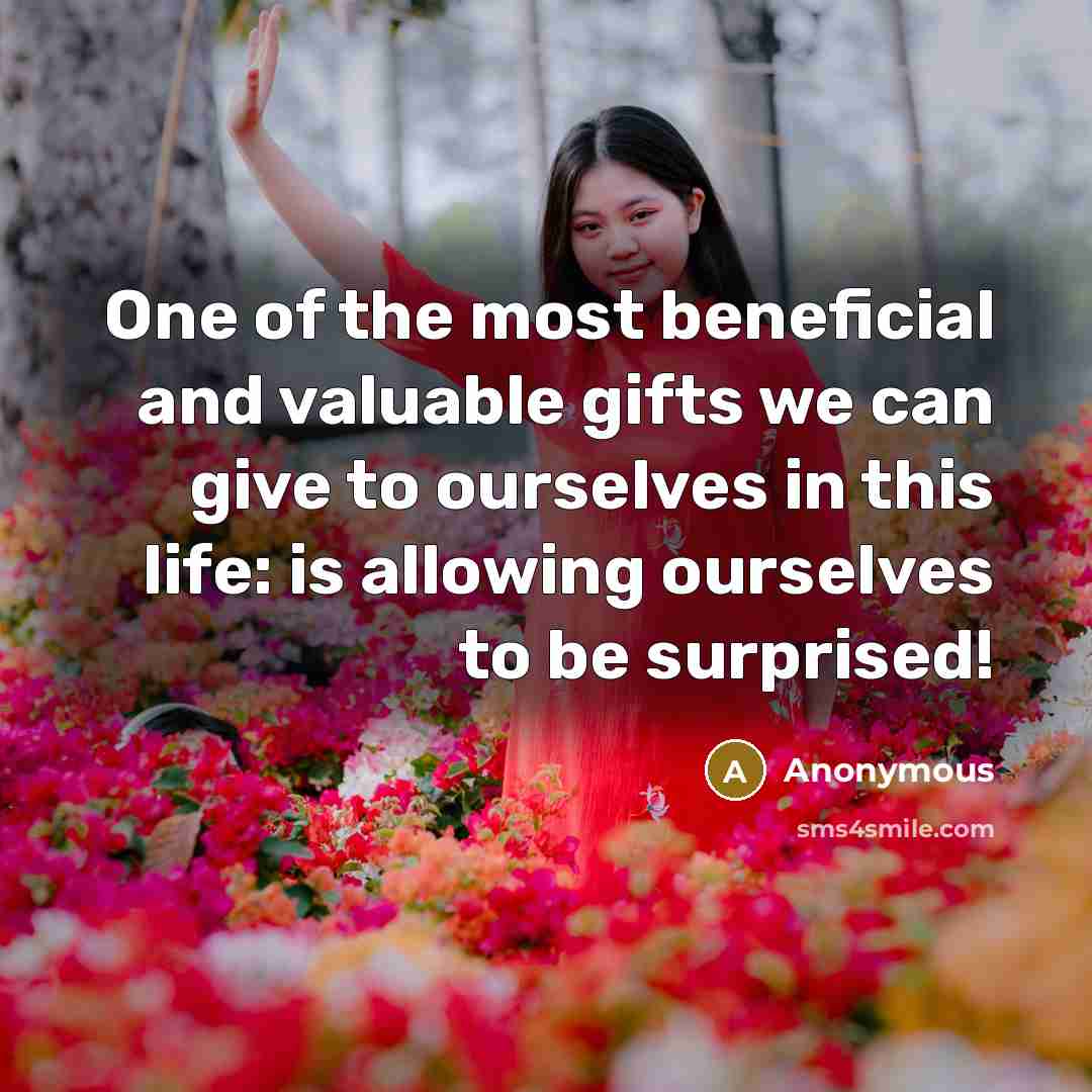 “One of the most beneficial and valuable gifts we can…” quote by Anonymous