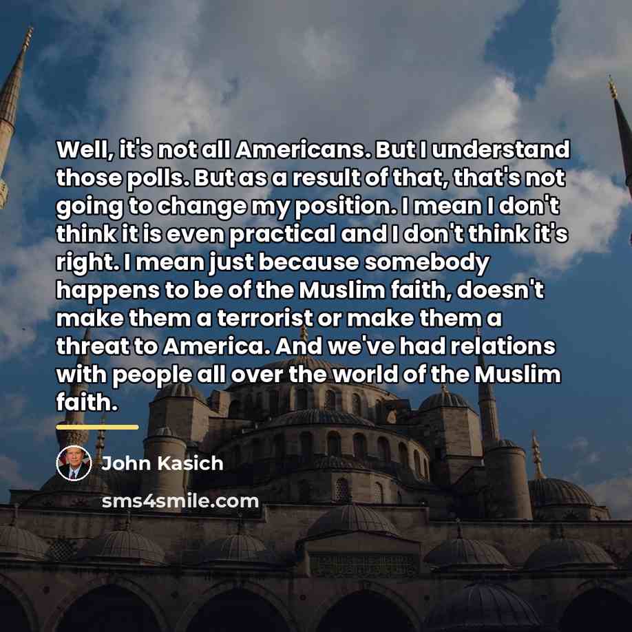 “Well, it's not all Americans. But I understand those polls.…” quote by John Kasich