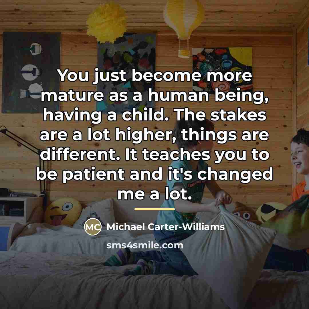 “You just become more mature as a human being, having…” quote by Michael Carter-Williams
