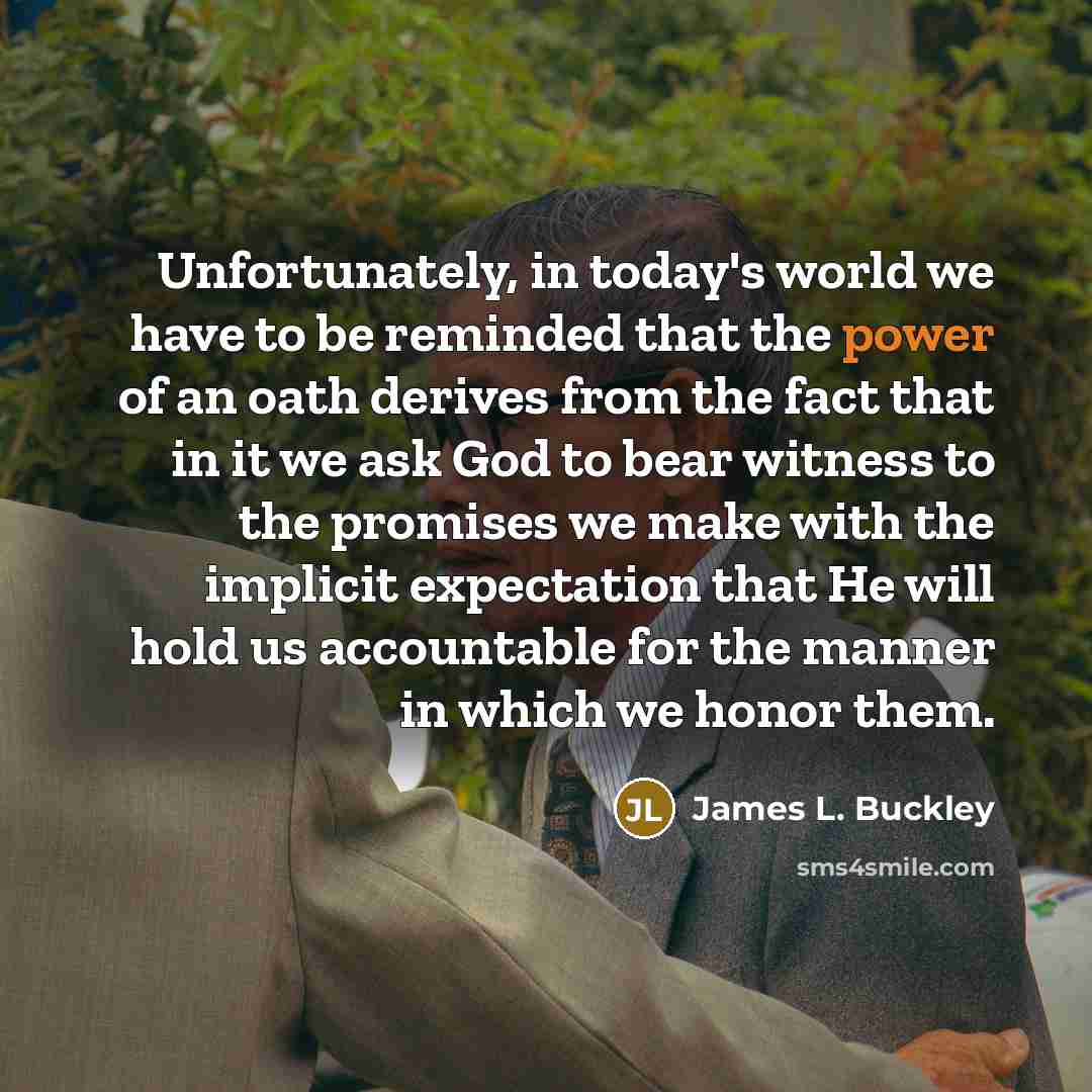 “Unfortunately, in today's world we have to be reminded that…” quote by James L. Buckley