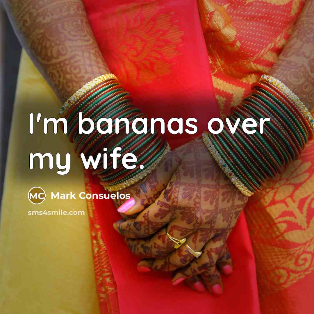 “I'm bananas over my wife.…” quote by Mark Consuelos