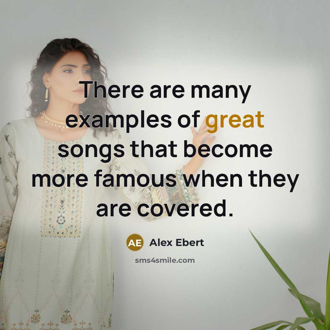 “There are many examples of great songs that become more…” quote by Alex Ebert