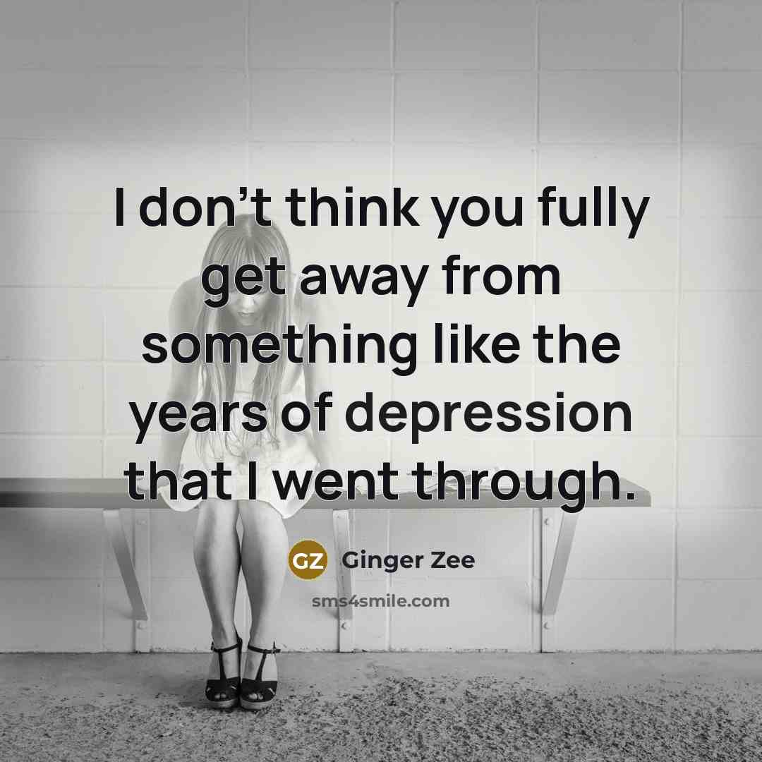 “I don't think you fully get away from something like…” quote by Ginger Zee