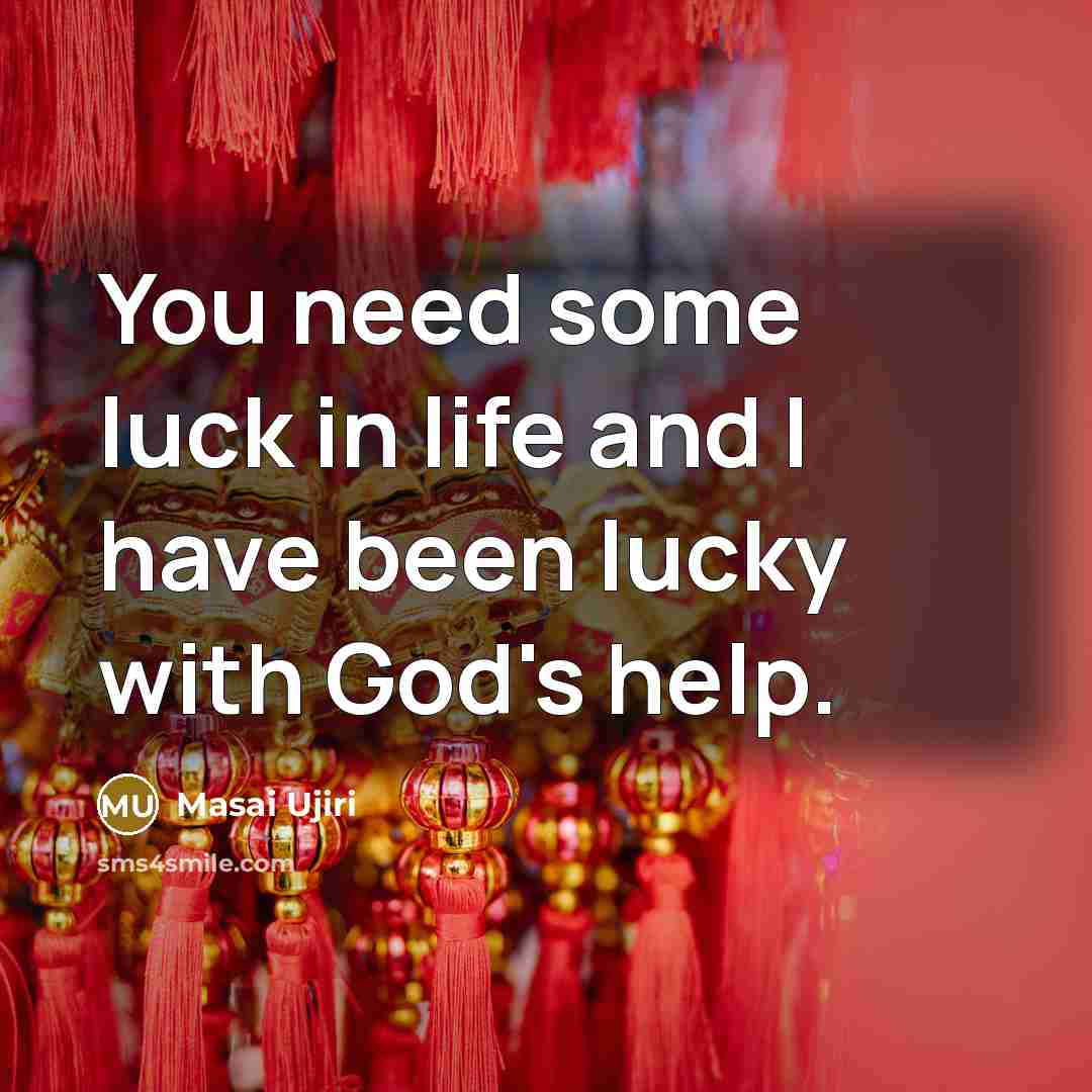 “You need some luck in life and I have been…” quote by Masai Ujiri