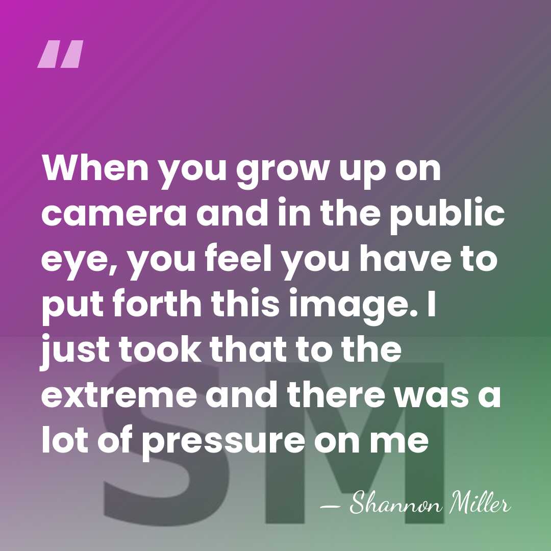 When you grow up on camera and in the public eye, you&hellip; - Shannon Miller