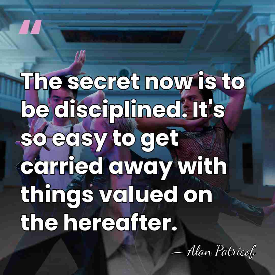 The secret now is to be disciplined. It's so easy to get&hellip; - Alan Patricof