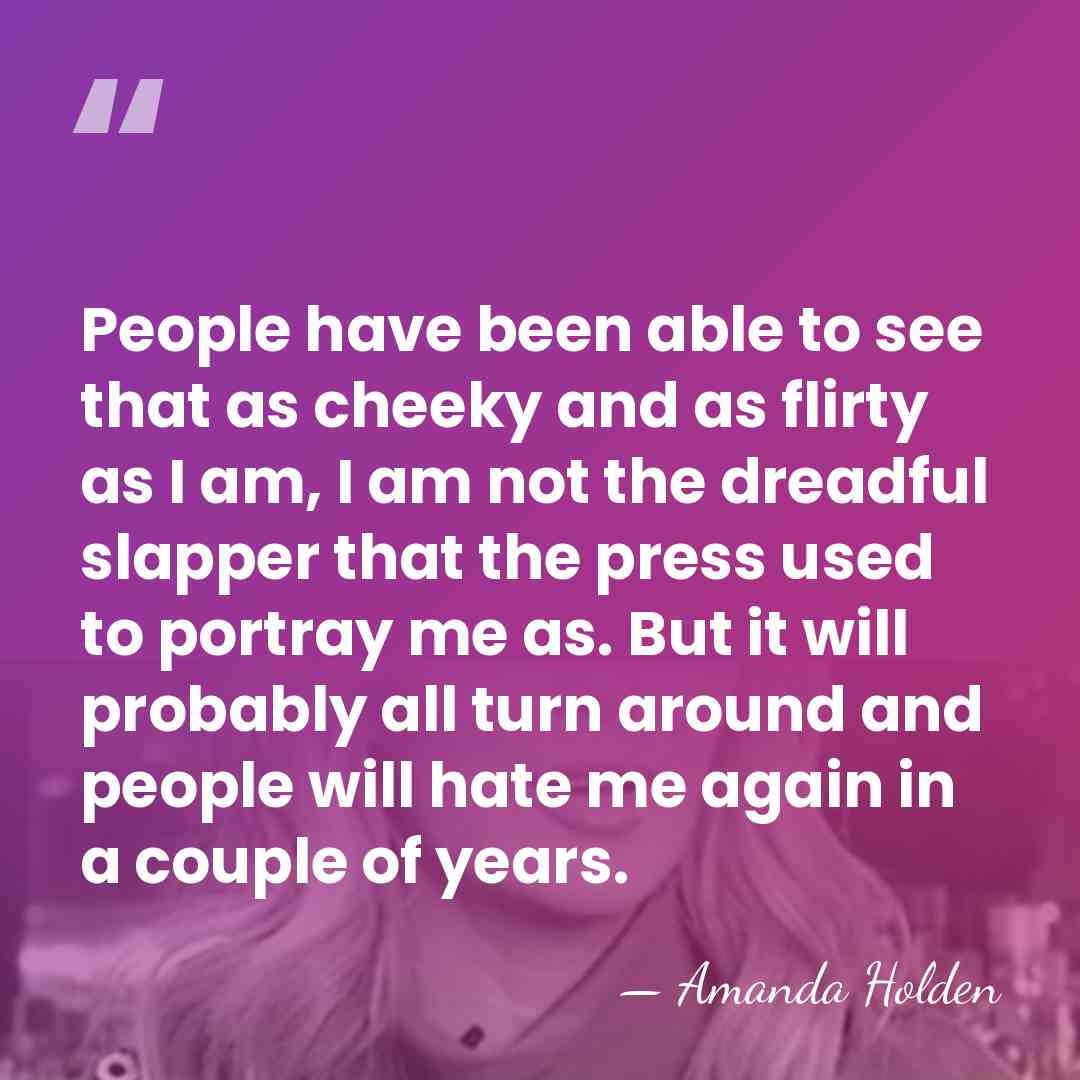 People have been able to see that as cheeky and as flirty&hellip; - Amanda Holden