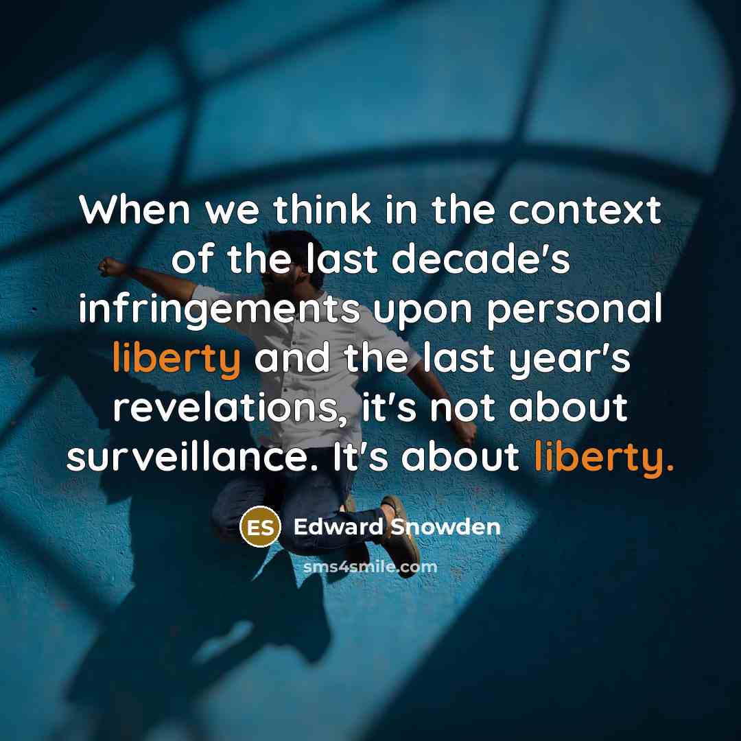 “When we think in the context of the last decade's…” quote by Edward Snowden