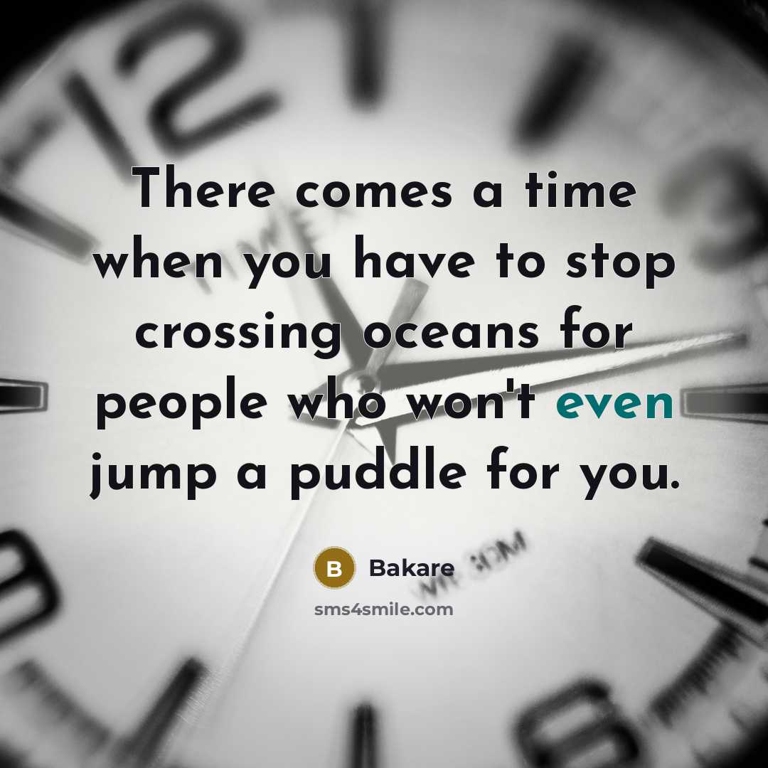 “There comes a time when you have to stop crossing…” quote by Bakare