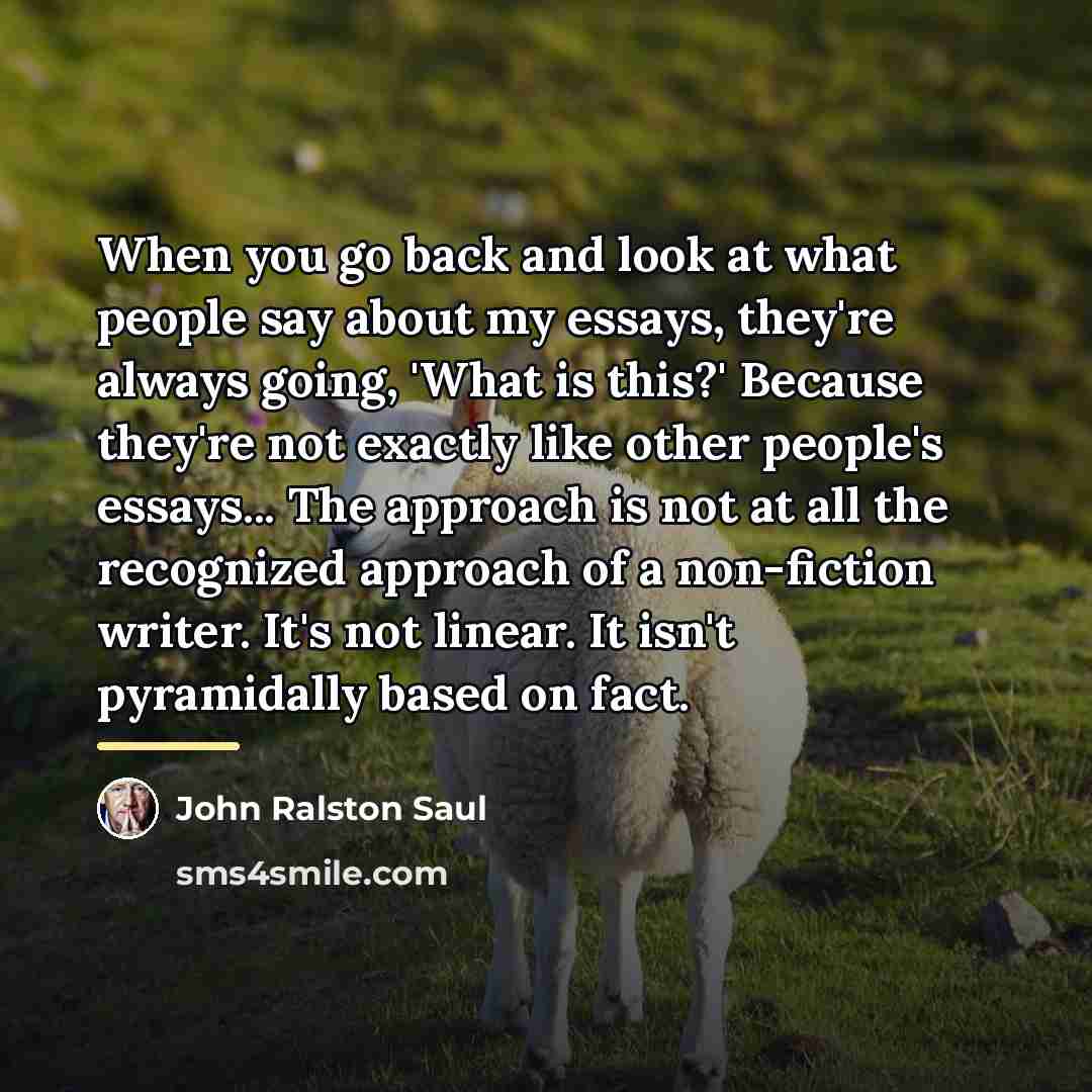“When you go back and look at what people say…” quote by John Ralston Saul