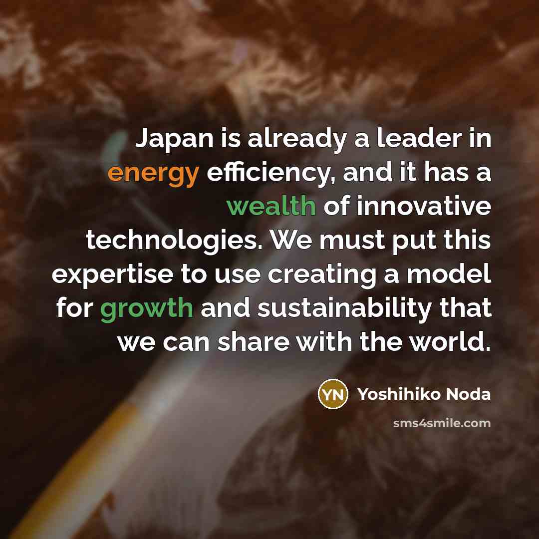 “Japan is already a leader in energy efficiency, and it…” quote by Yoshihiko Noda