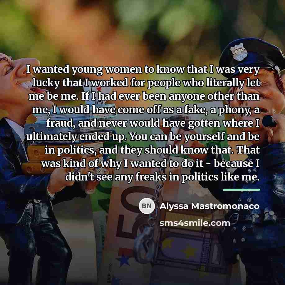 “I wanted young women to know that I was very…” quote by Alyssa Mastromonaco