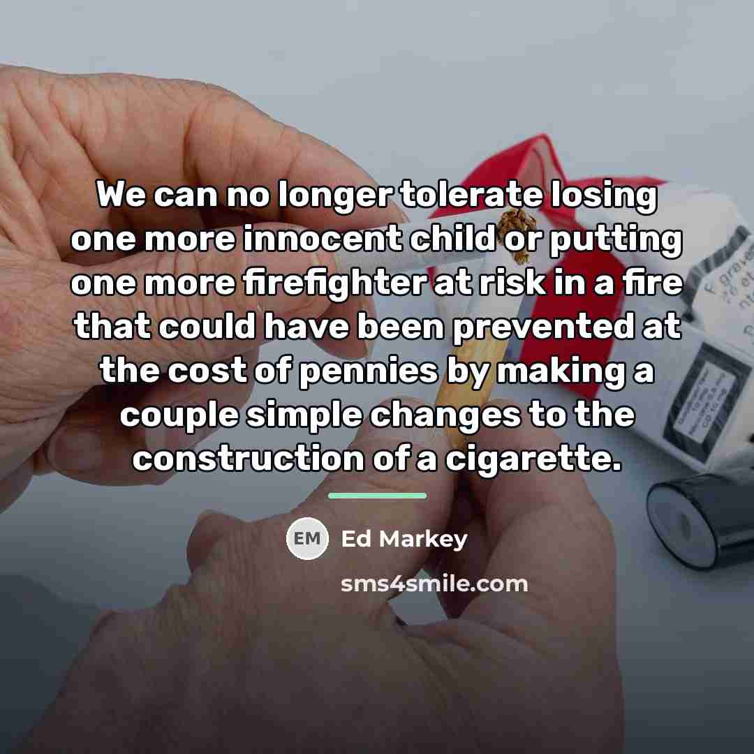 “We can no longer tolerate losing one more innocent child…” quote by Ed Markey
