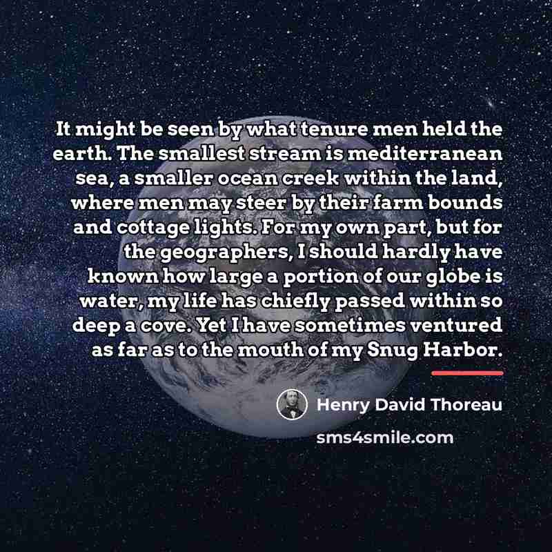 “It might be seen by what tenure men held the…” quote by Henry David Thoreau
