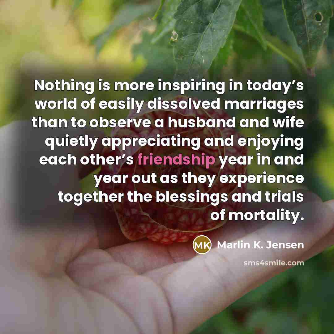 “Nothing is more inspiring in today’s world of easily dissolved…” quote by Marlin K. Jensen