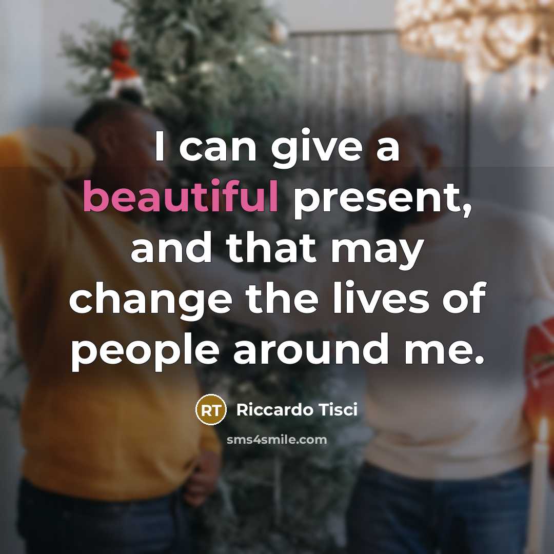“I can give a beautiful present, and that may change…” quote by Riccardo Tisci