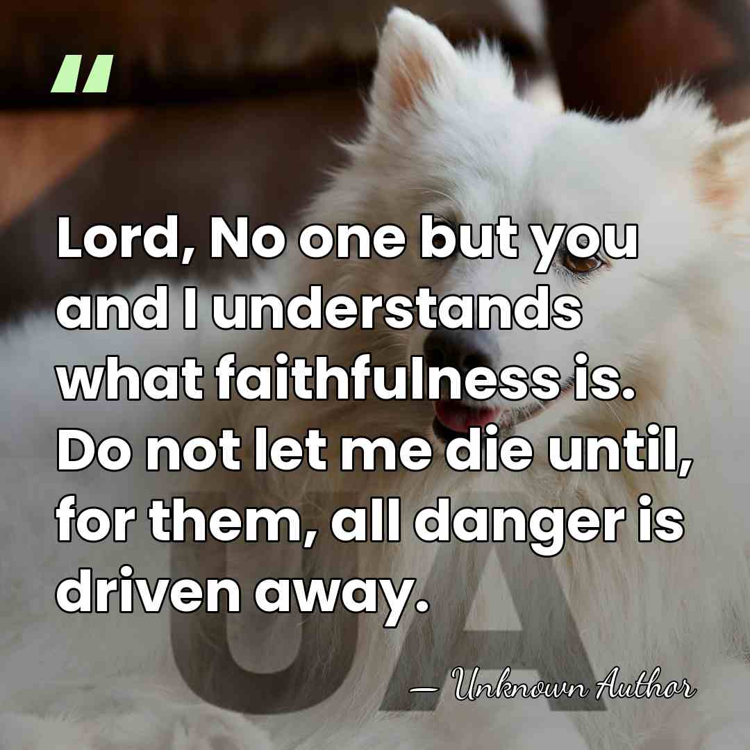 Lord, No one but you and I understands what faithfulness is. Do&hellip; - Carmen Bernos de Gasztold