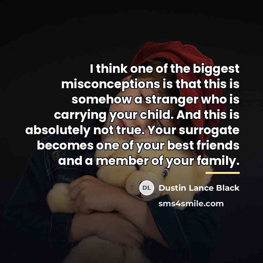 “I think one of the biggest misconceptions is that this…” quote by Dustin Lance Black
