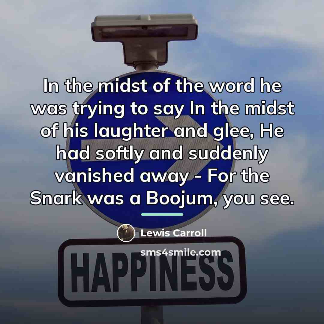 “In the midst of the word he was trying to…” quote by Lewis Carroll