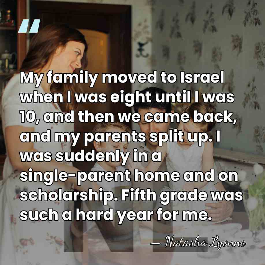 My family moved to Israel when I was eight until I was&hellip; - Natasha Lyonne
