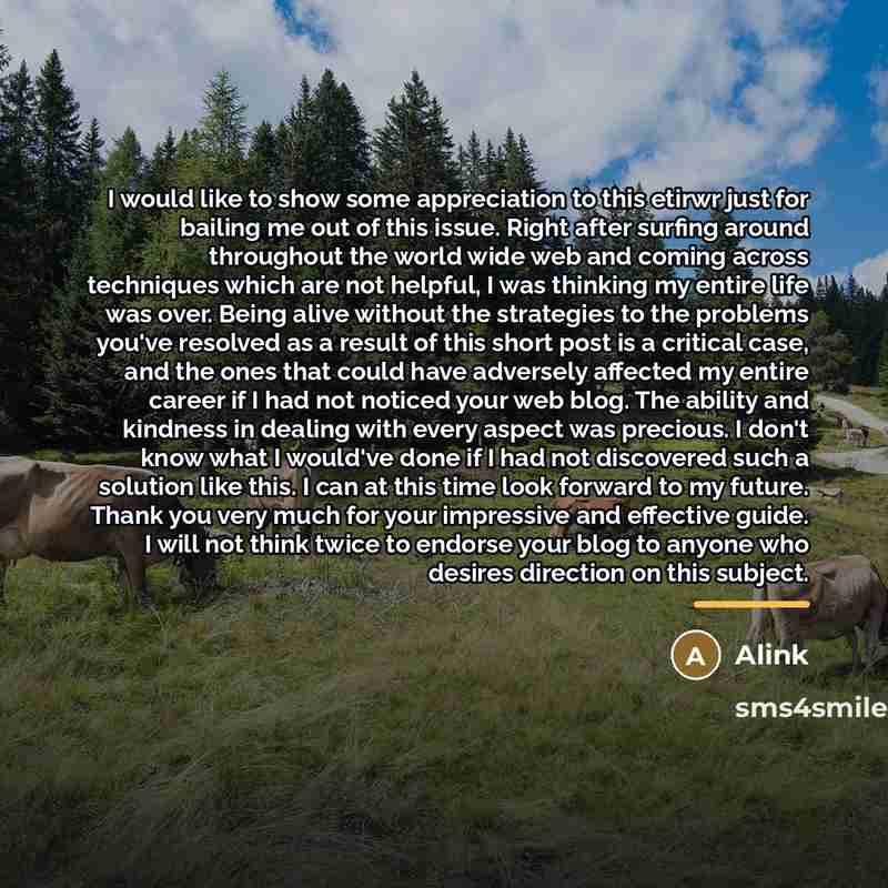 “I would like to show some appreciation to this etirwr…” quote by Alink