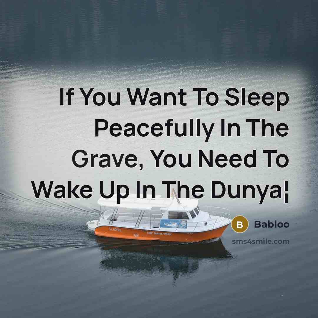 “If You Want To Sleep Peacefully In The Grave, You…” quote by Babloo