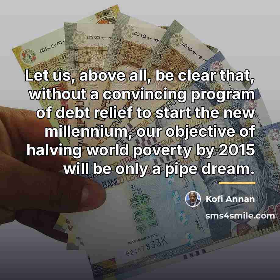 “Let us, above all, be clear that, without a convincing…” quote by Kofi Annan