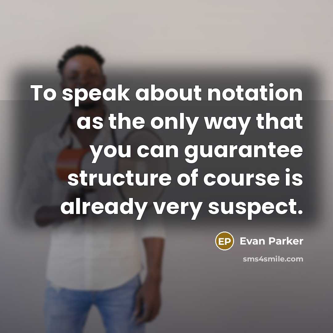 “To speak about notation as the only way that you…” quote by Evan Parker