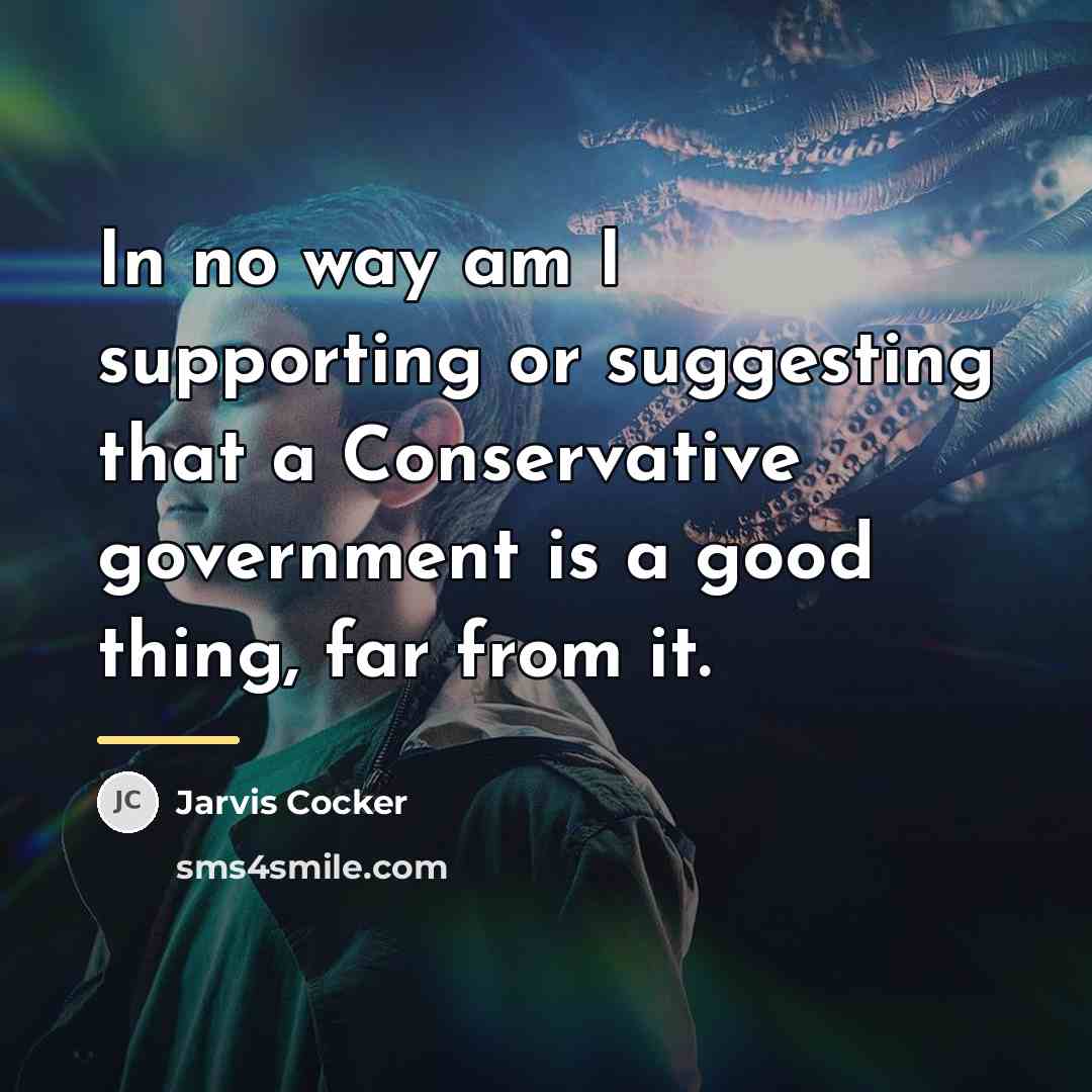 “In no way am I supporting or suggesting that a…” quote by Jarvis Cocker