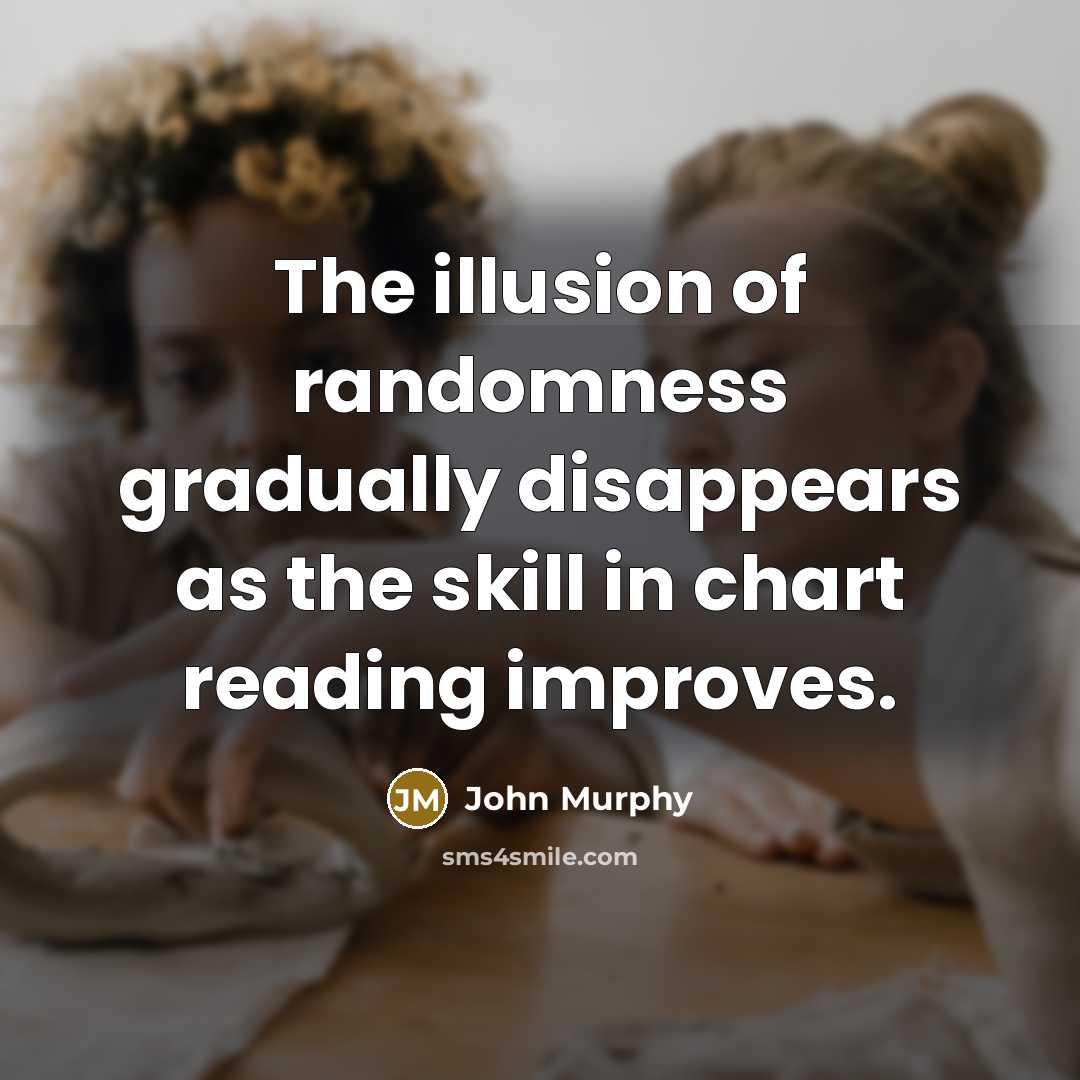 “The illusion of randomness gradually disappears as the skill in…” quote by John Murphy