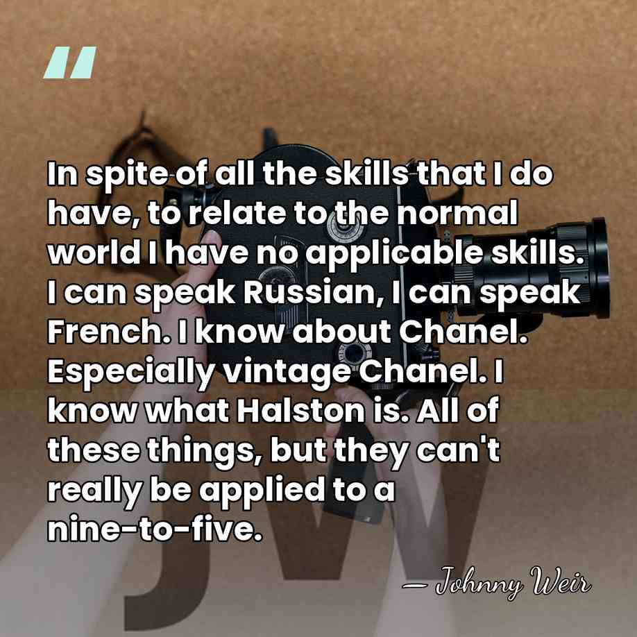 In spite of all the skills that I do have, to relate&hellip; - Johnny Weir