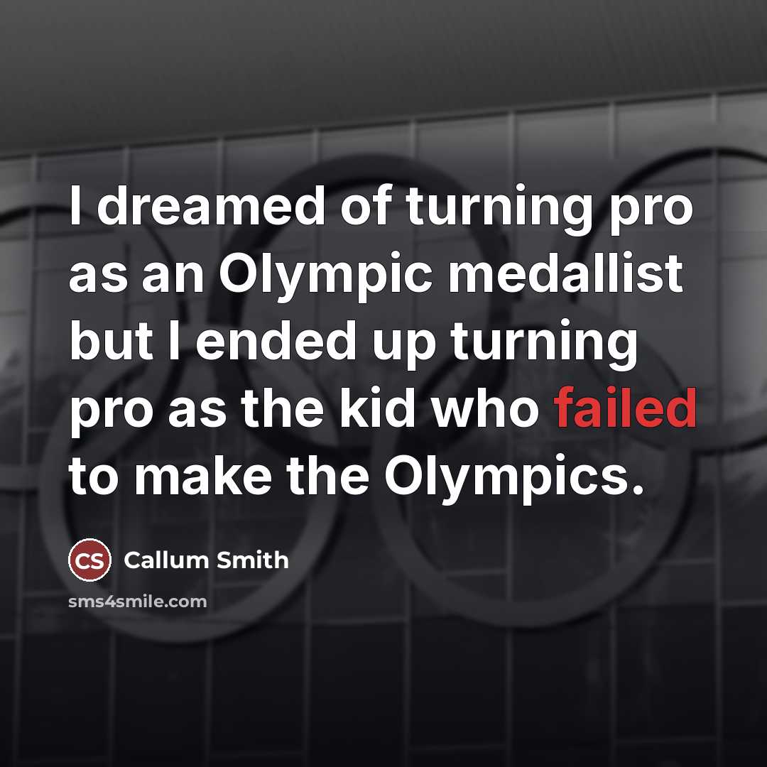 “I dreamed of turning pro as an Olympic medallist but…” quote by Callum Smith