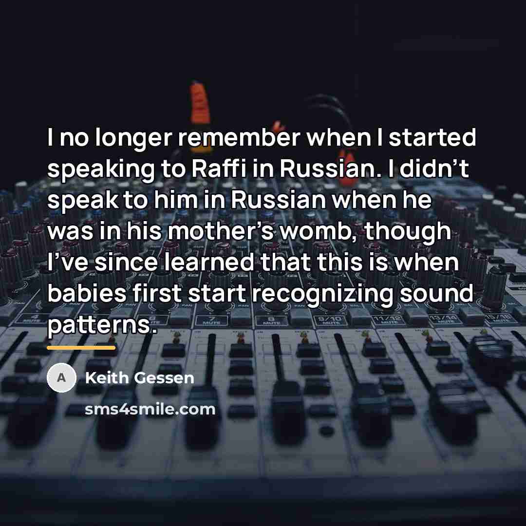“I no longer remember when I started speaking to Raffi…” quote by Keith Gessen