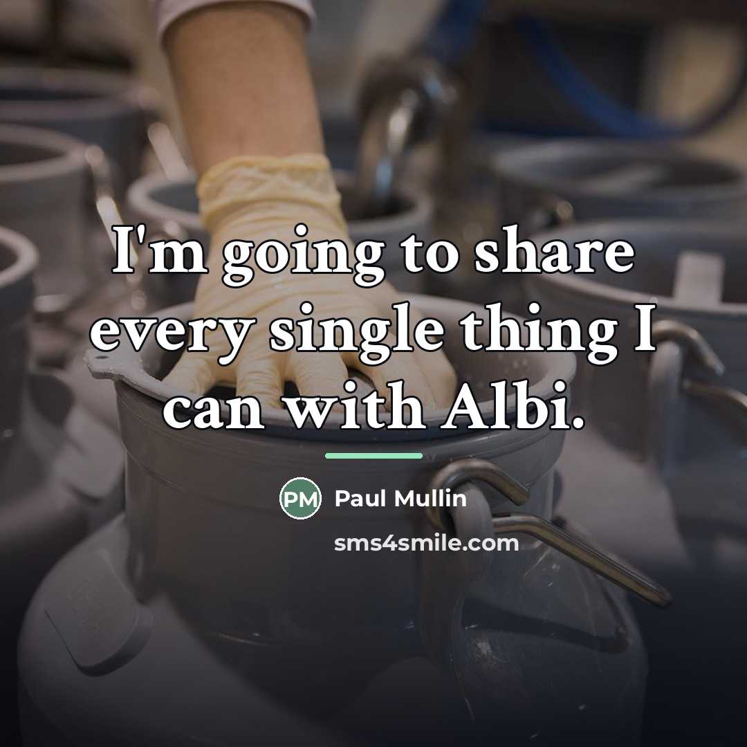 “I'm going to share every single thing I can with…” quote by Paul Mullin