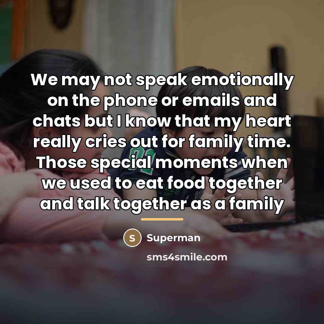 “We may not speak emotionally on the phone or emails…” quote by Superman