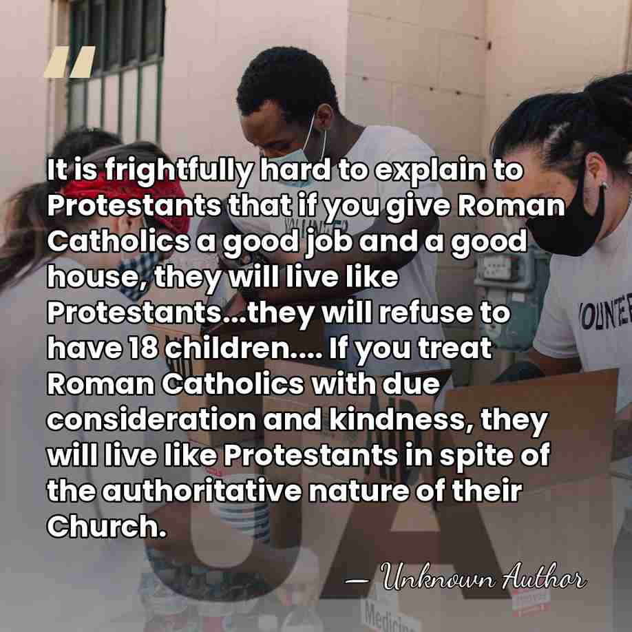 It is frightfully hard to explain to Protestants that if you give&hellip; - Terence O'Neill, Baron O'Neill of the Maine