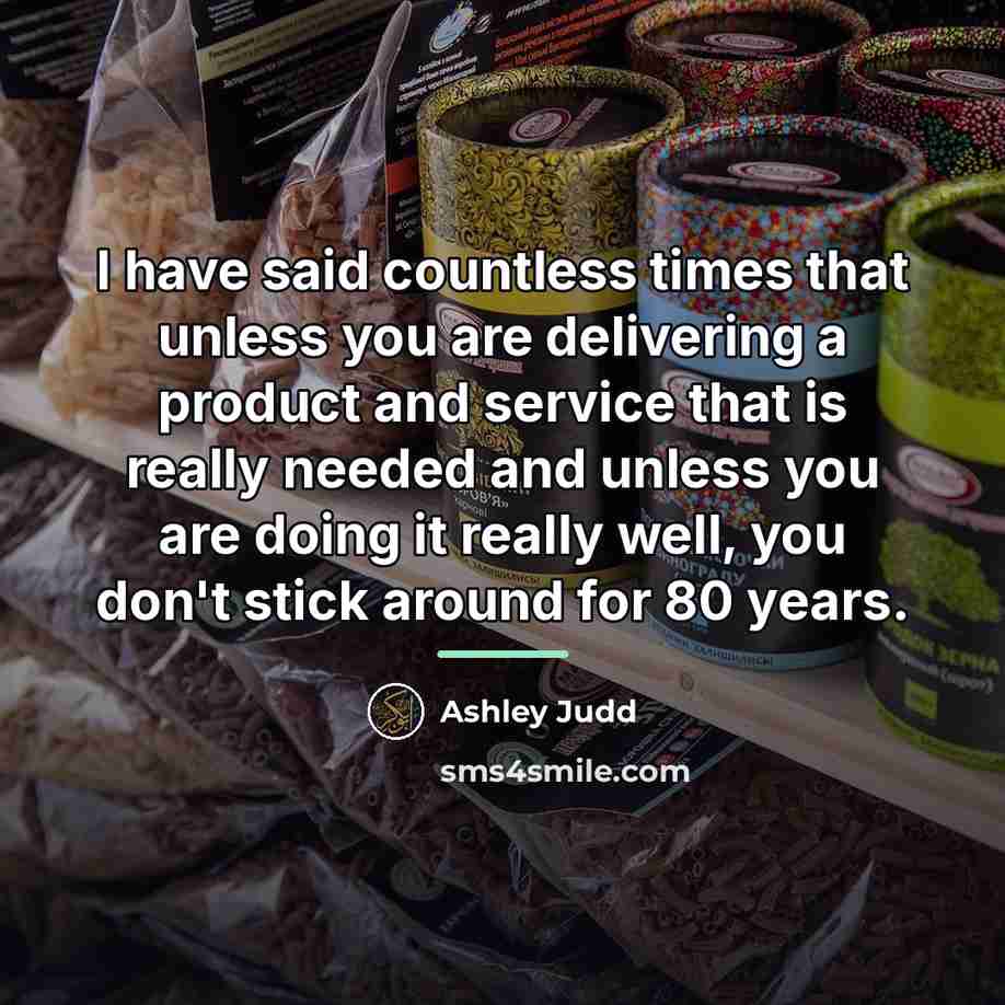 “I have said countless times that unless you are delivering…” quote by Ashley Judd