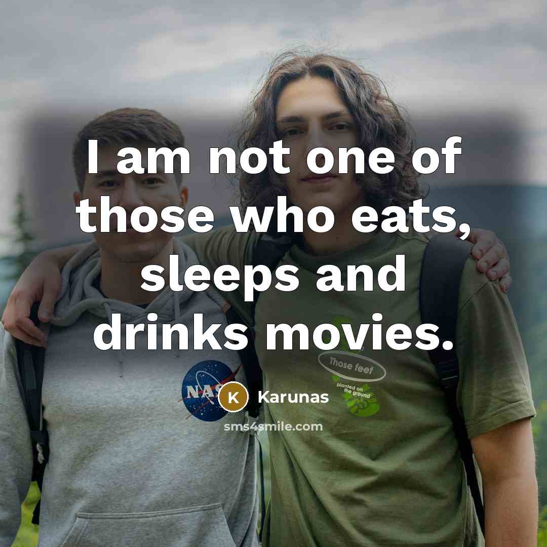 “I am not one of those who eats, sleeps and…” quote by Karunas