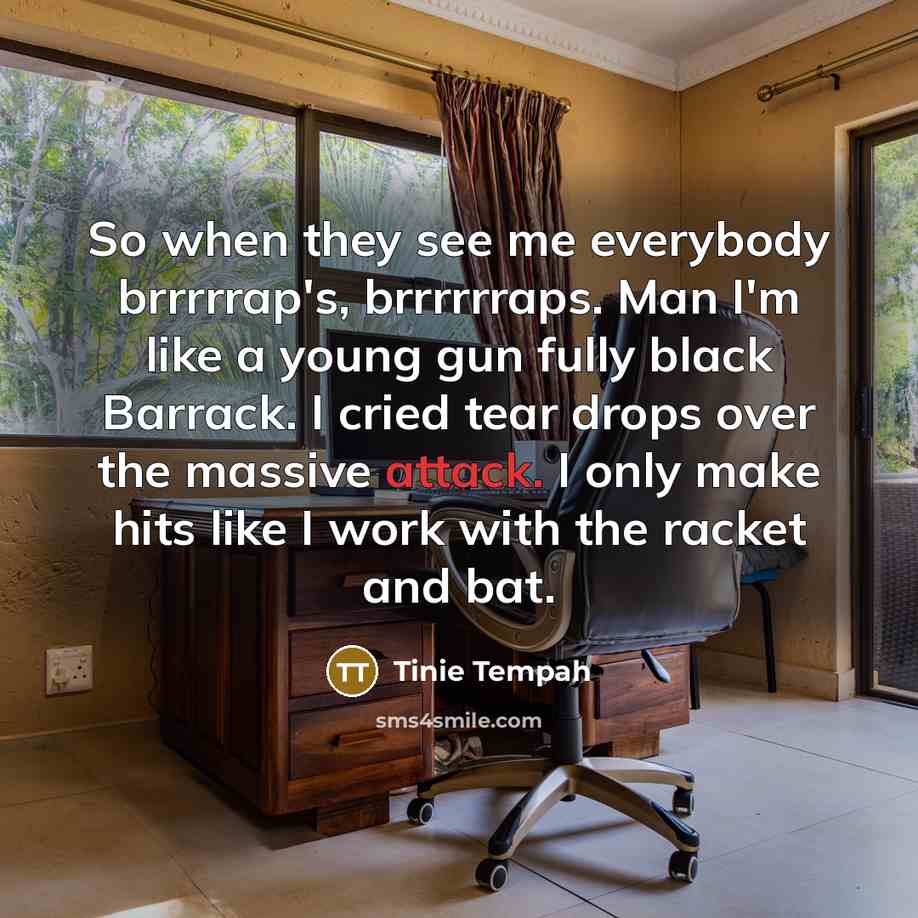 “So when they see me everybody brrrrrap's, brrrrrraps. Man I'm…” quote by Tinie Tempah