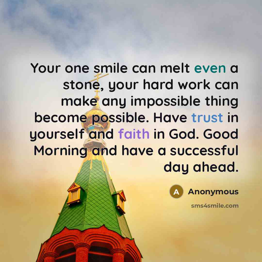 “Your one smile can melt even a stone, your hard…” quote by Anonymous