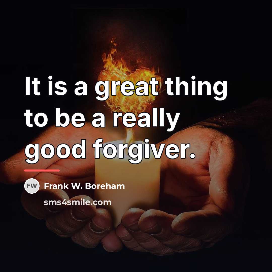 “It is a great thing to be a really good…” quote by Frank W. Boreham
