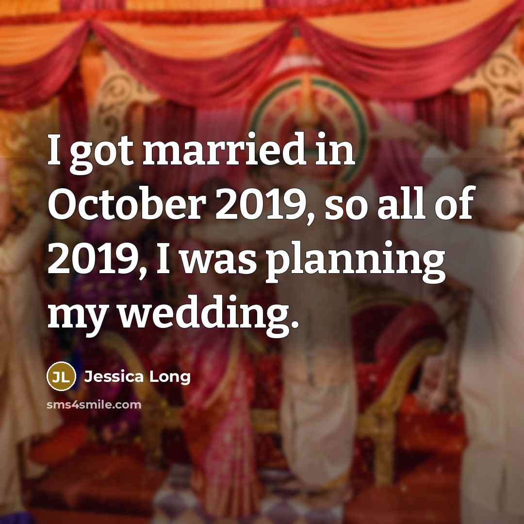 “I got married in October 2019, so all of 2019,…” quote by Jessica Long