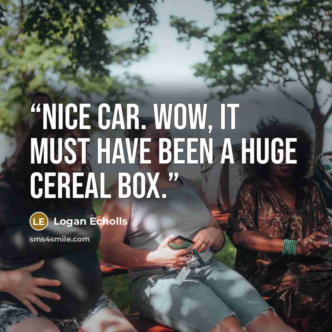 “Nice car. Wow, it must have been a huge cereal box.” quote by Logan Echolls