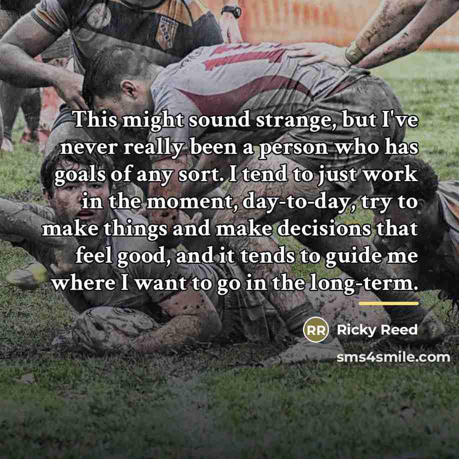 “This might sound strange, but I've never really been a…” quote by Ricky Reed