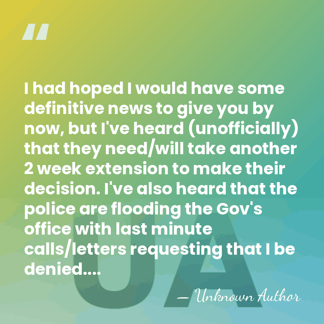 I had hoped I would have some definitive news to give you&hellip; - Unknown Author