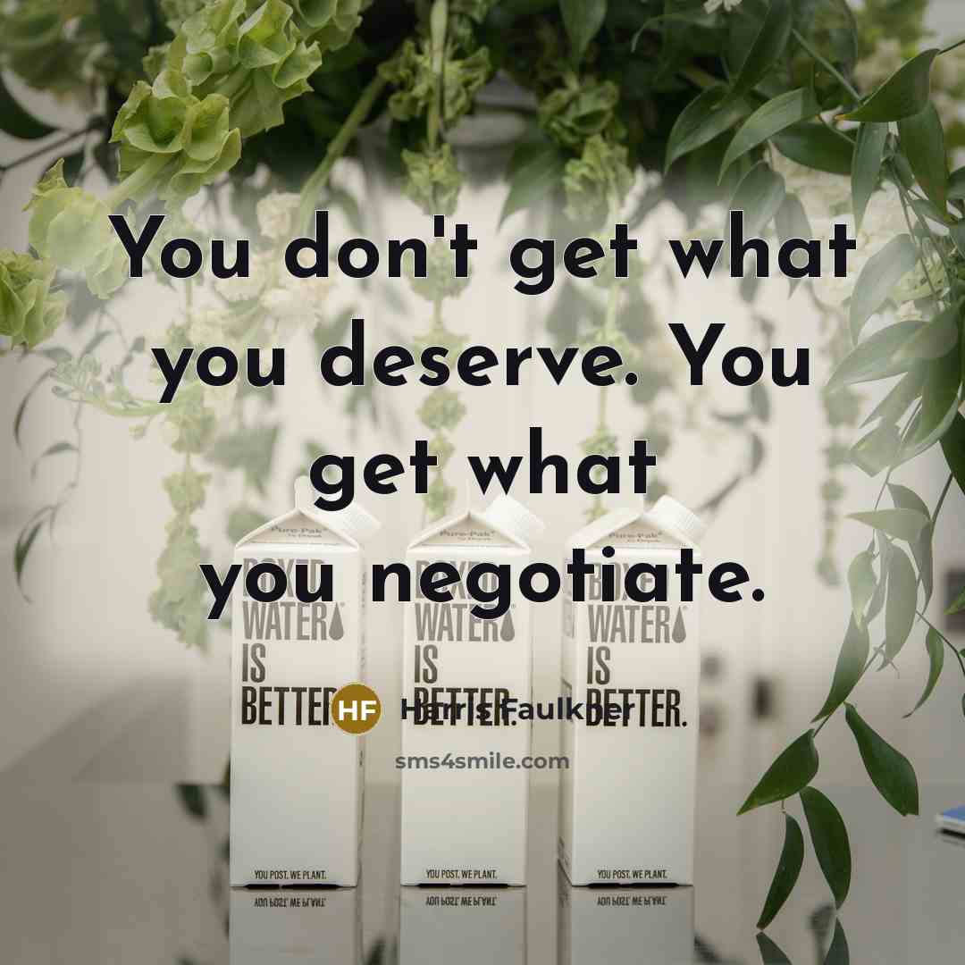 “You don't get what you deserve. You get what you…” quote by Harris Faulkner