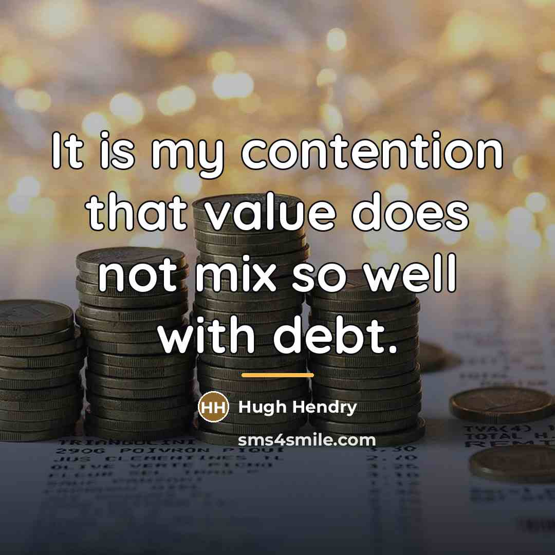 “It is my contention that value does not mix so…” quote by Hugh Hendry