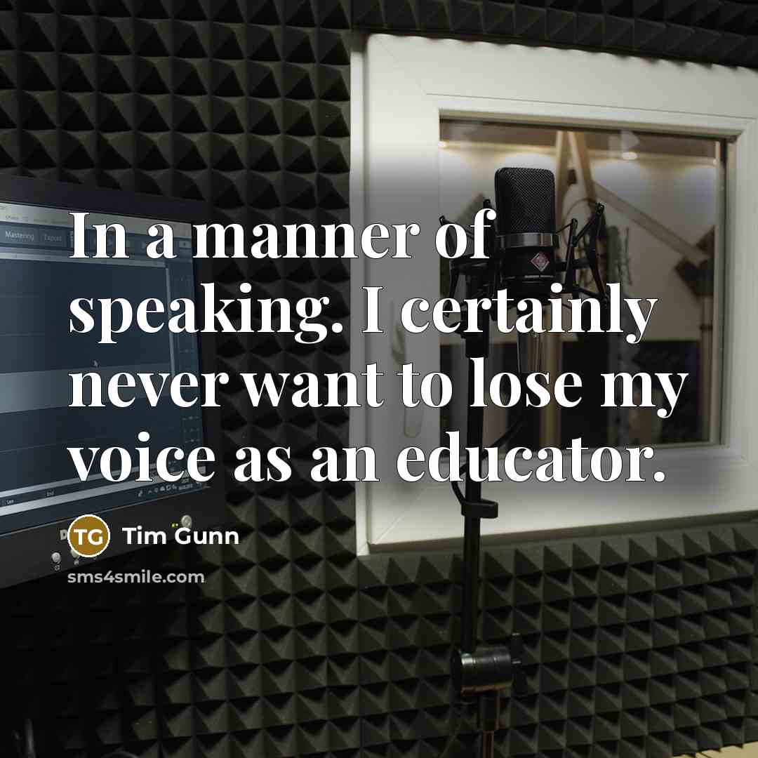 “In a manner of speaking. I certainly never want to…” quote by Tim Gunn